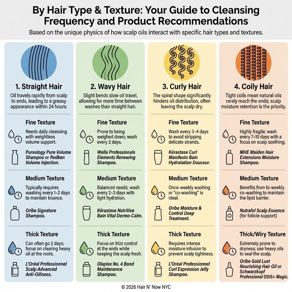 Hair type and texture cleansing guide