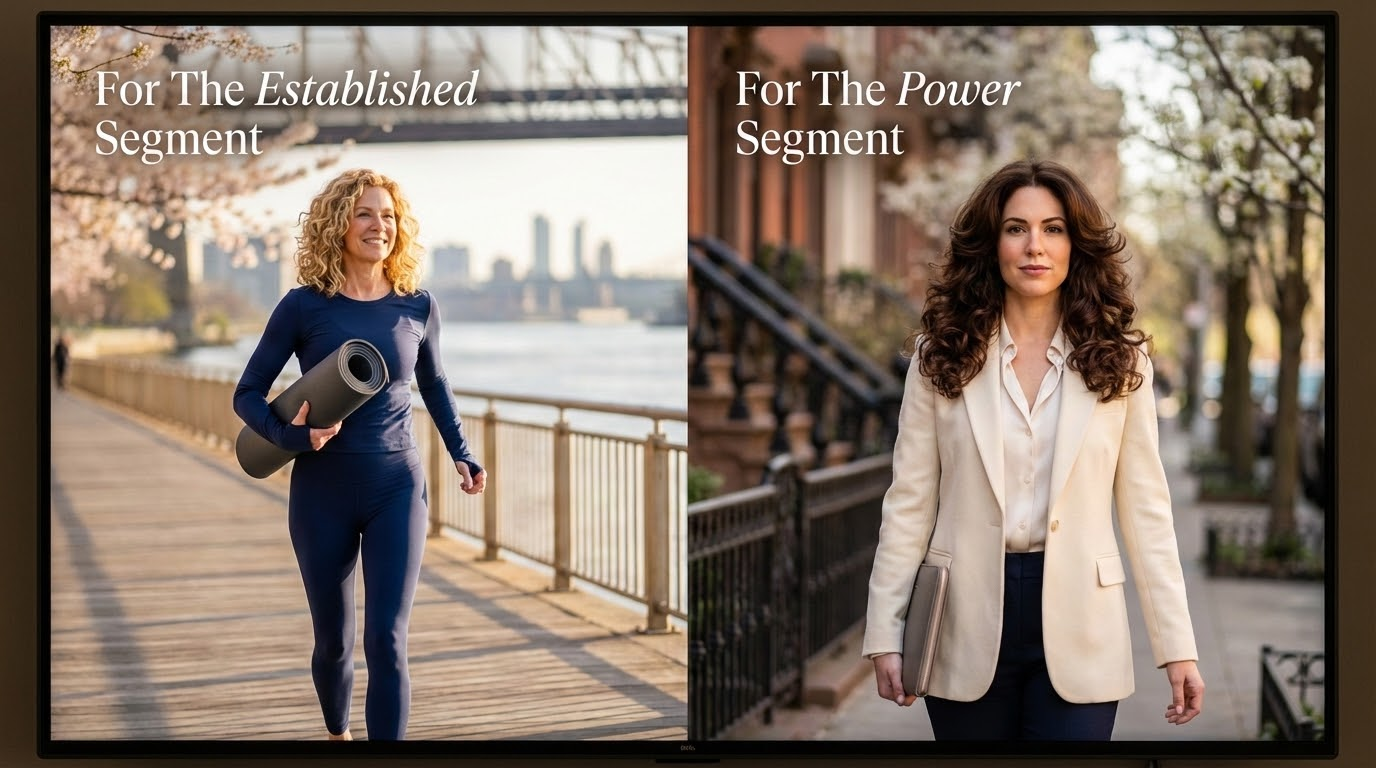 Customer segment comparison for healthy, frizz-free curls