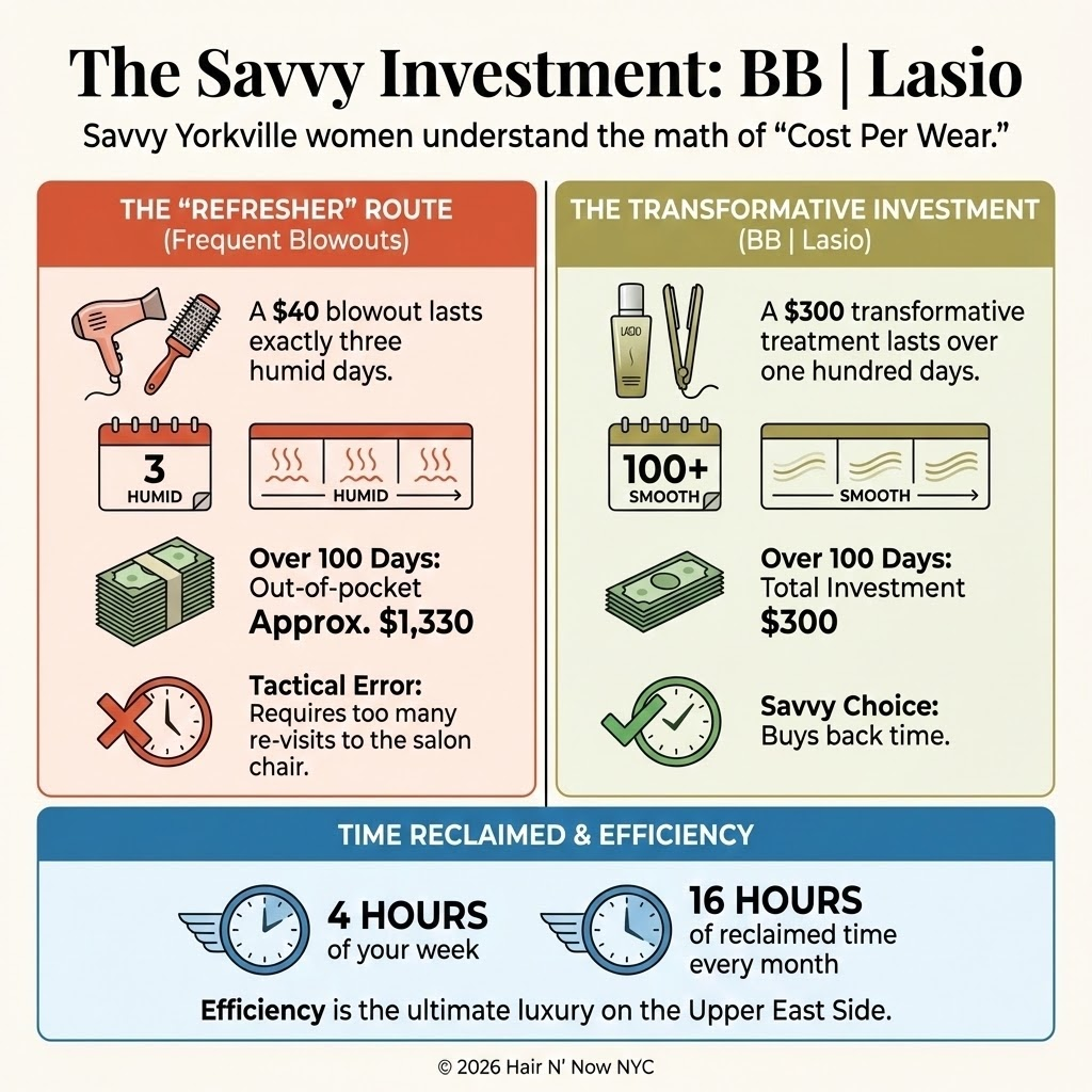 Cost comparison of repeated blowouts versus smoothing treatments