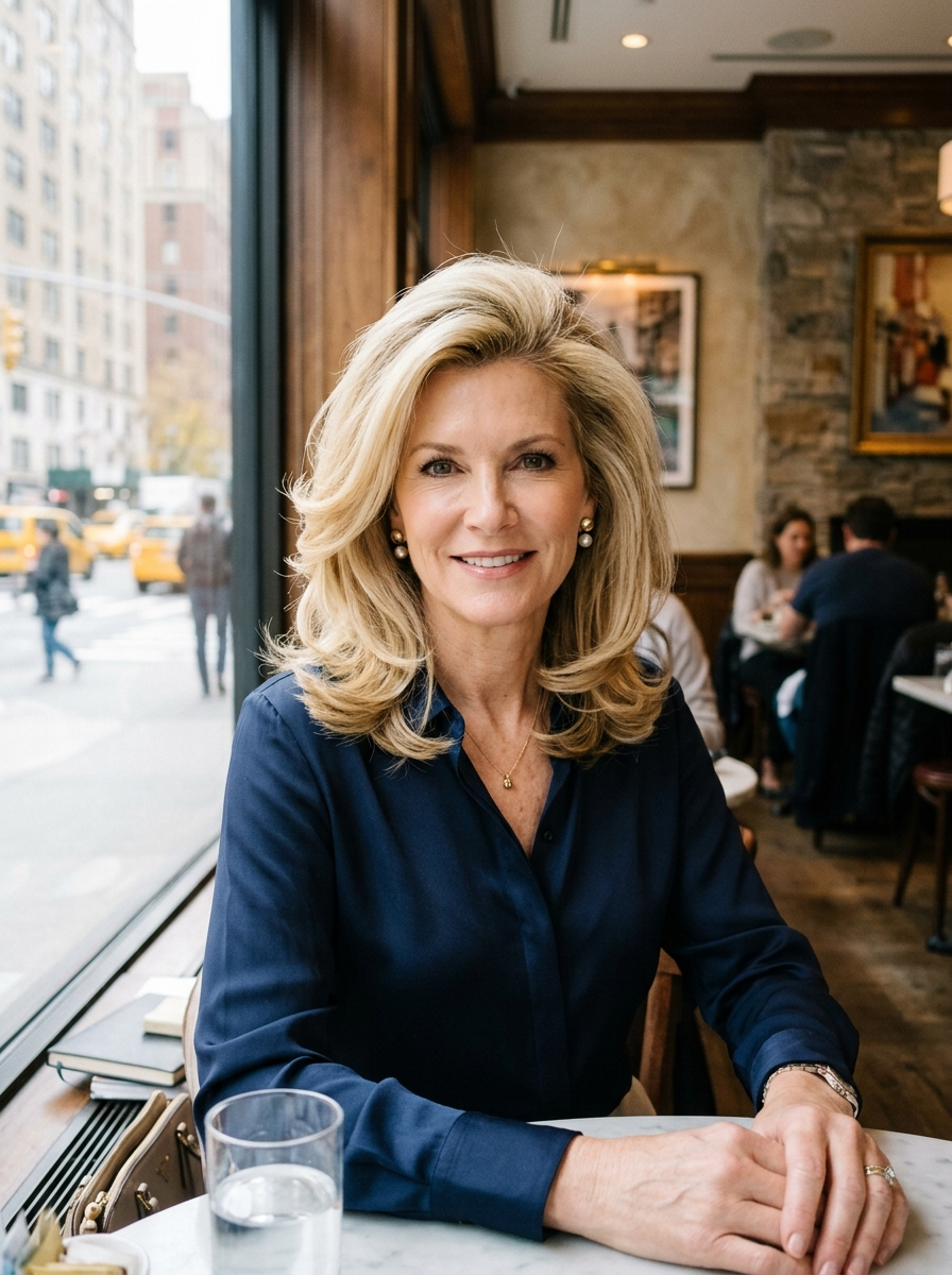 Infographic highlighting the top five spring 2026 blowout styles for Manhattan events.