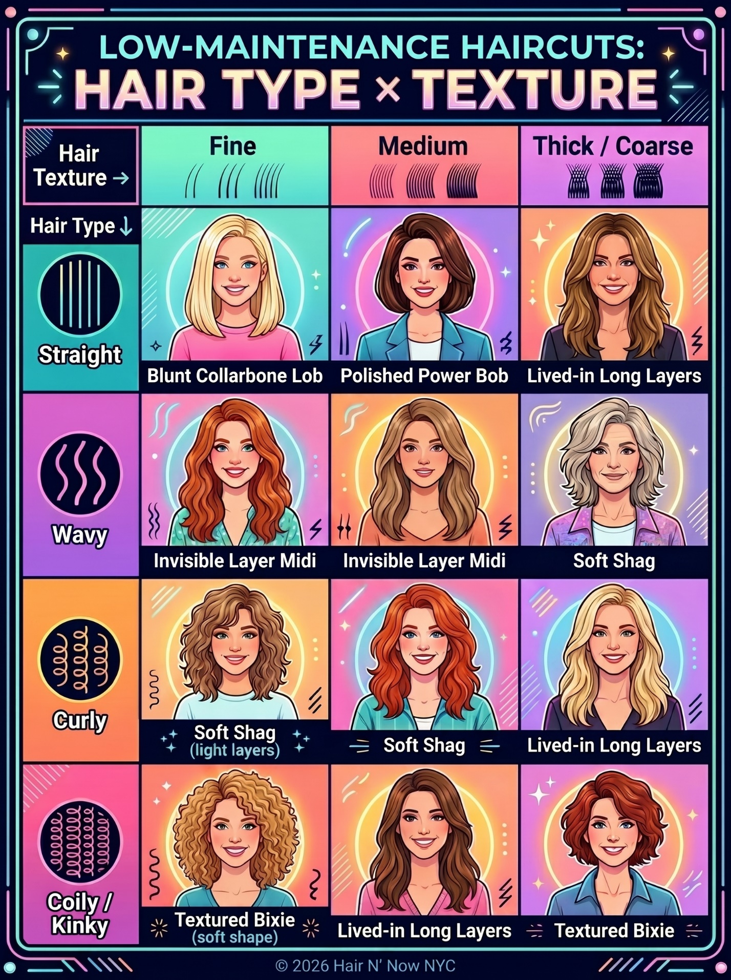 Portrait of a 50-year-old with Iced Pecan Dimensional Color and a Textured Bixie — feathered crown volume with tapered pieces tucked behind the ear — in a refined Yorkville library setting.